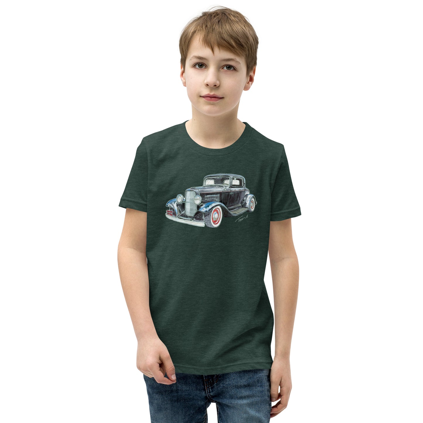 1932 F 3 Window Coupe Youth Short Sleeve T-Shirt