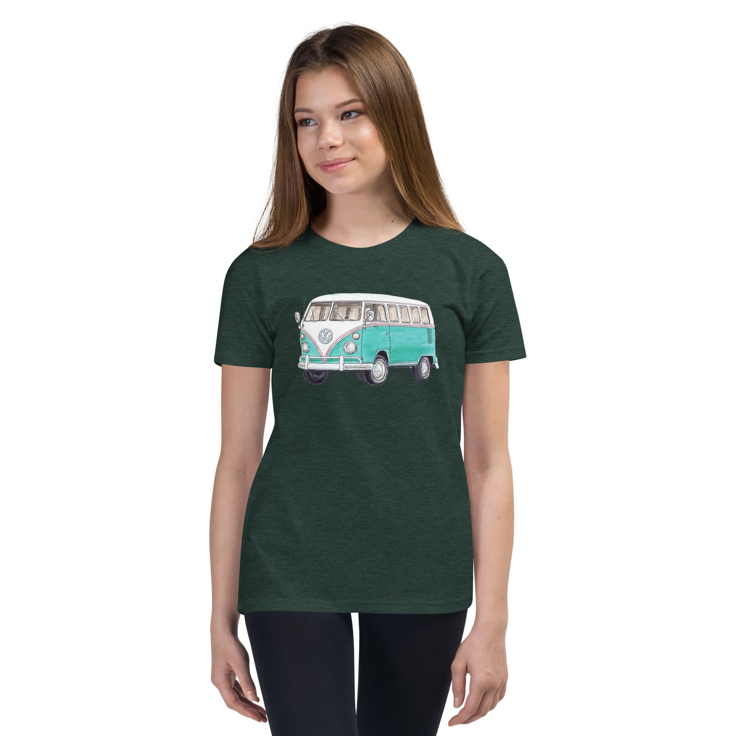 1967 Type2 Split Window Youth Short Sleeve T-Shirt