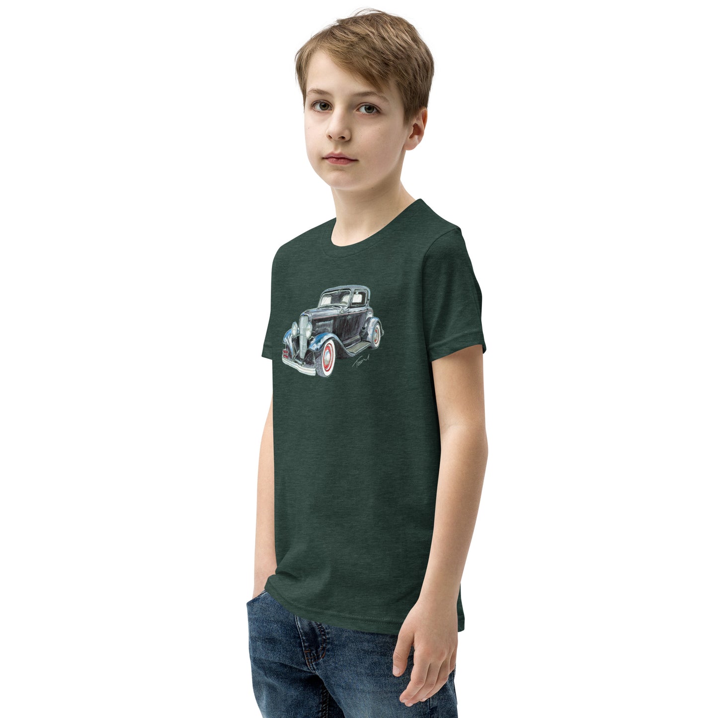 1932 F 3 Window Coupe Youth Short Sleeve T-Shirt