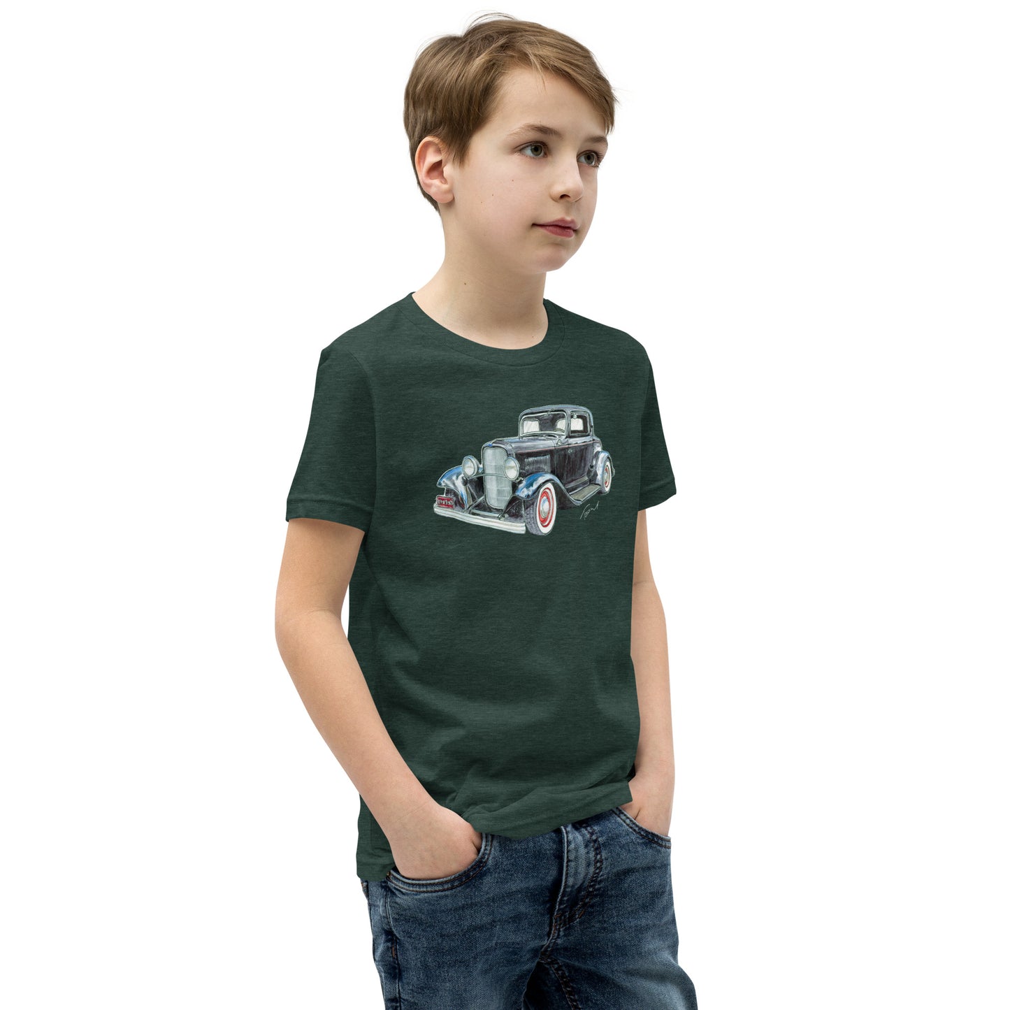 1932 F 3 Window Coupe Youth Short Sleeve T-Shirt