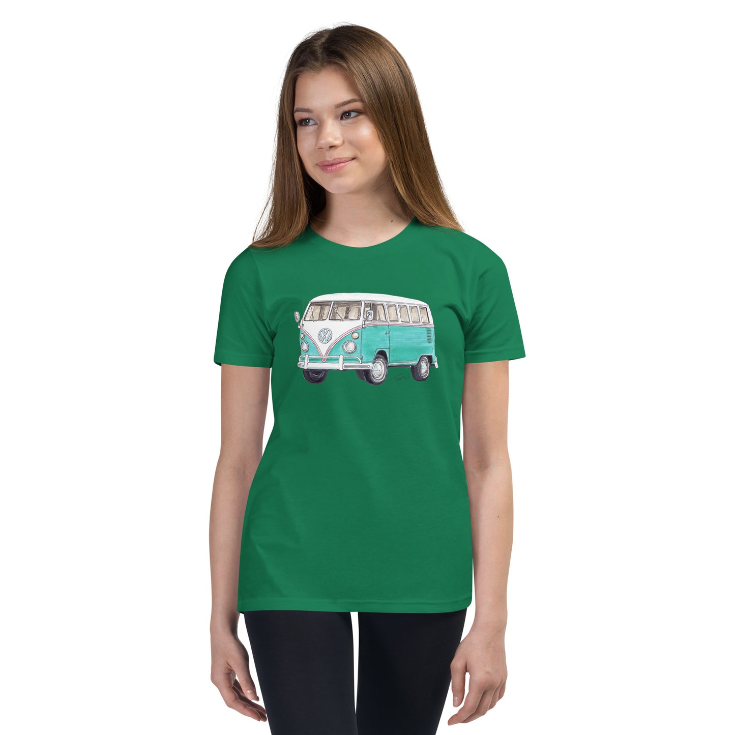 1967 Type2 Split Window Youth Short Sleeve T-Shirt