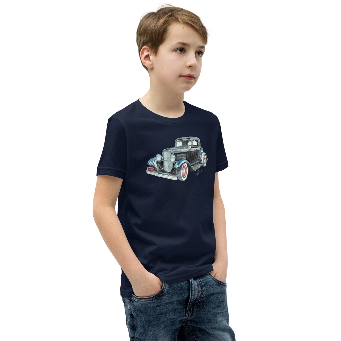 1932 F 3 Window Coupe Youth Short Sleeve T-Shirt