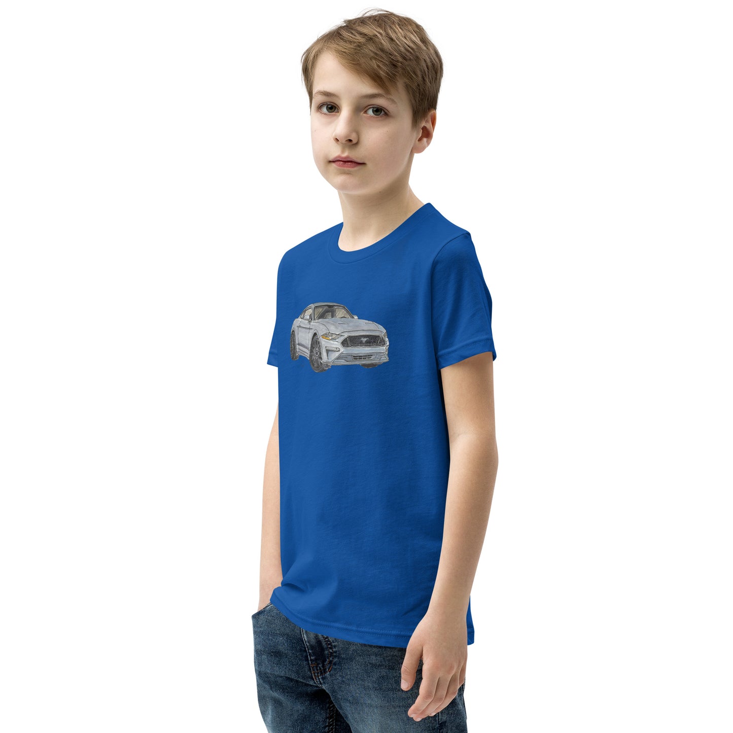 2021 FM GT350 Silver Youth Short Sleeve T-Shirt