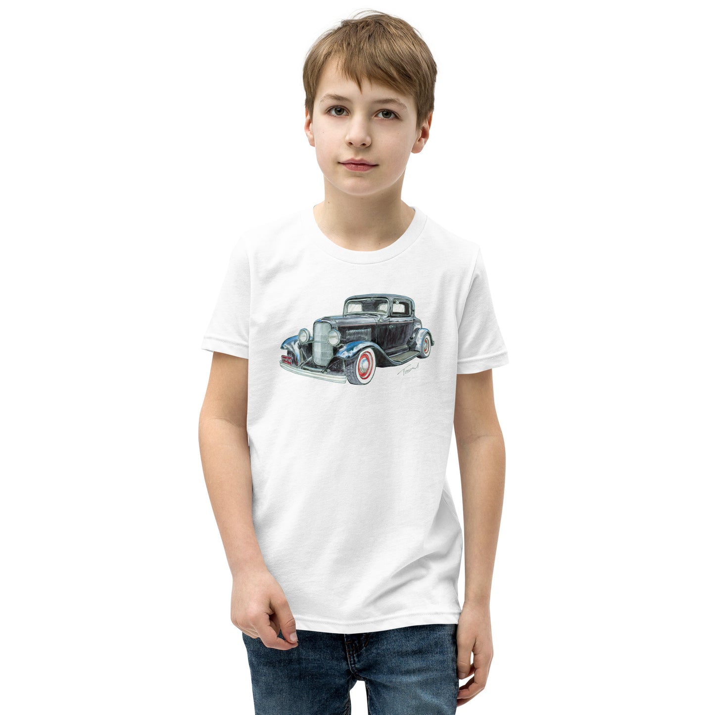 1932 F 3 Window Coupe Youth Short Sleeve T-Shirt