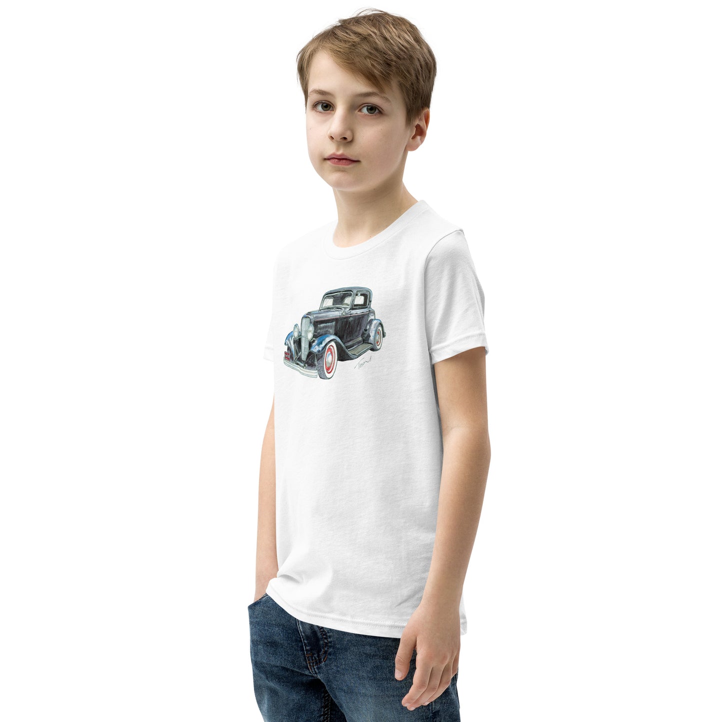 1932 F 3 Window Coupe Youth Short Sleeve T-Shirt